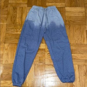 High waisted ombré sweatpants